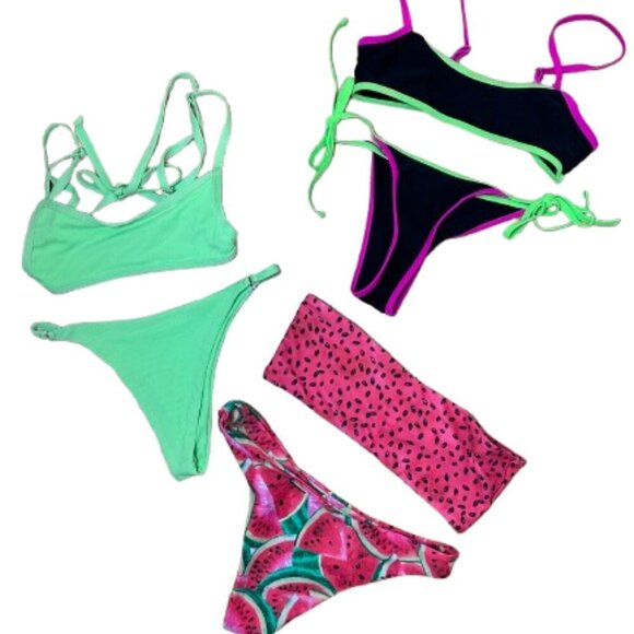Zaful Other - ZAFUL Set of 3 Bikinis Two Piece Swimsuits Size Small